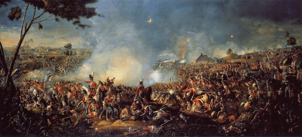 La batalla de Waterloo, por William Sadler.