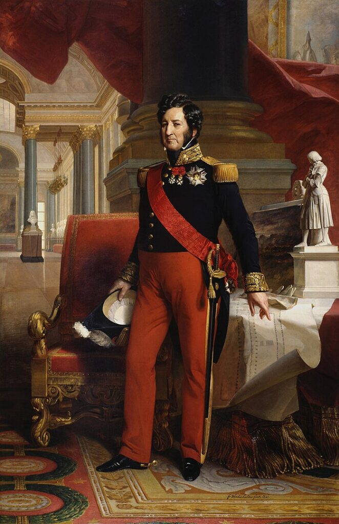 Luis Felipe de Orleáns, por Franz Xaver Winterhalter en 1841.