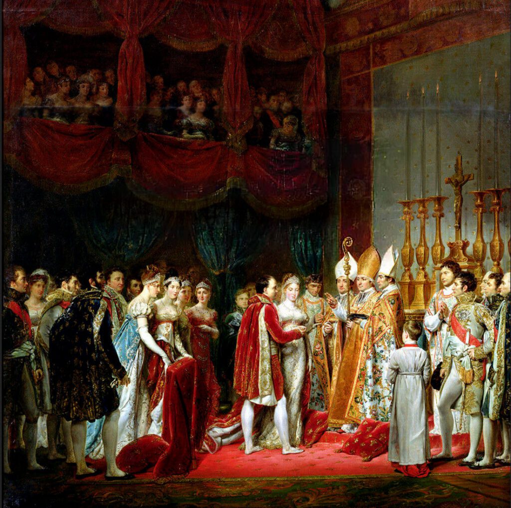 Matrimonio de Napoleón y María Luisa de Austria.