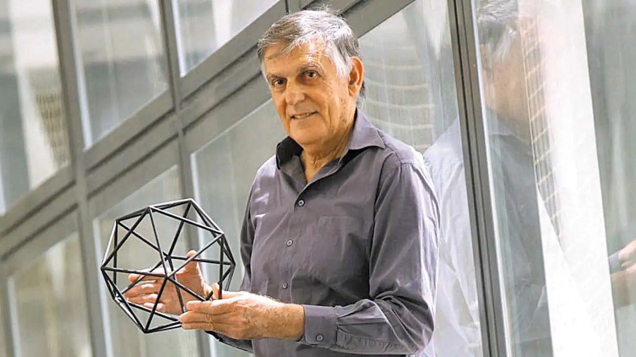 imagen de los cuasi cristales con Daniel Shechtman
