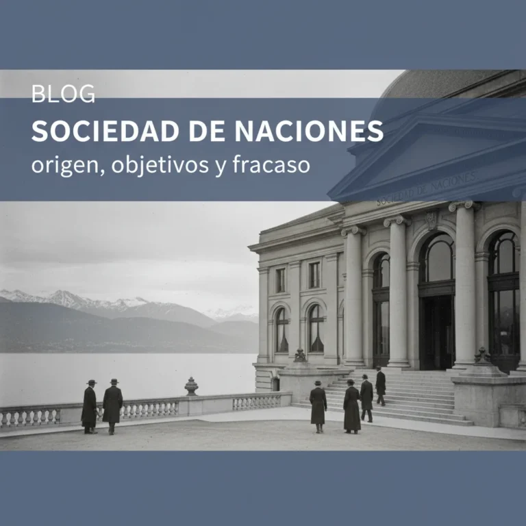Sociedad de Naciones: origen, objetivos y fracaso